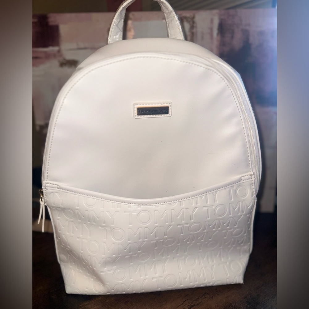 Tommy Hilfiger Cream Backpack